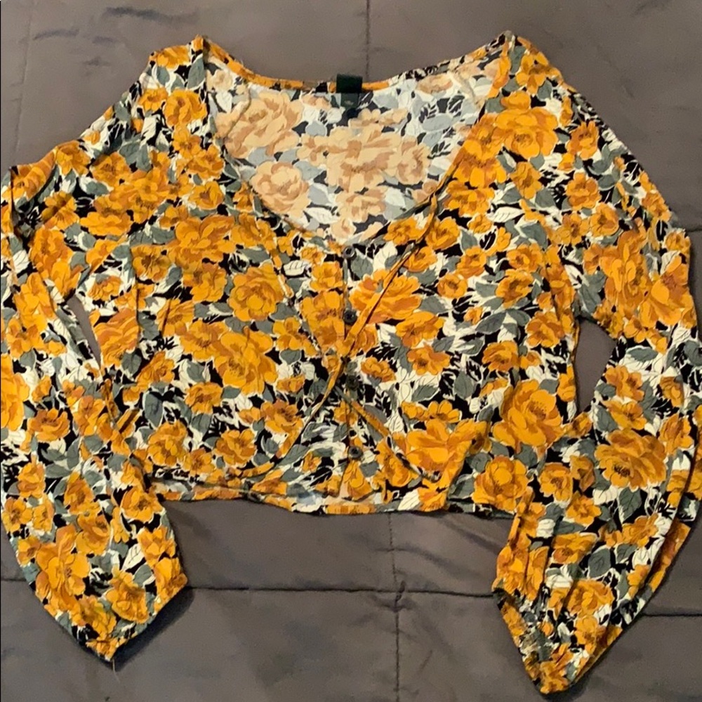 Crop top long sleeve